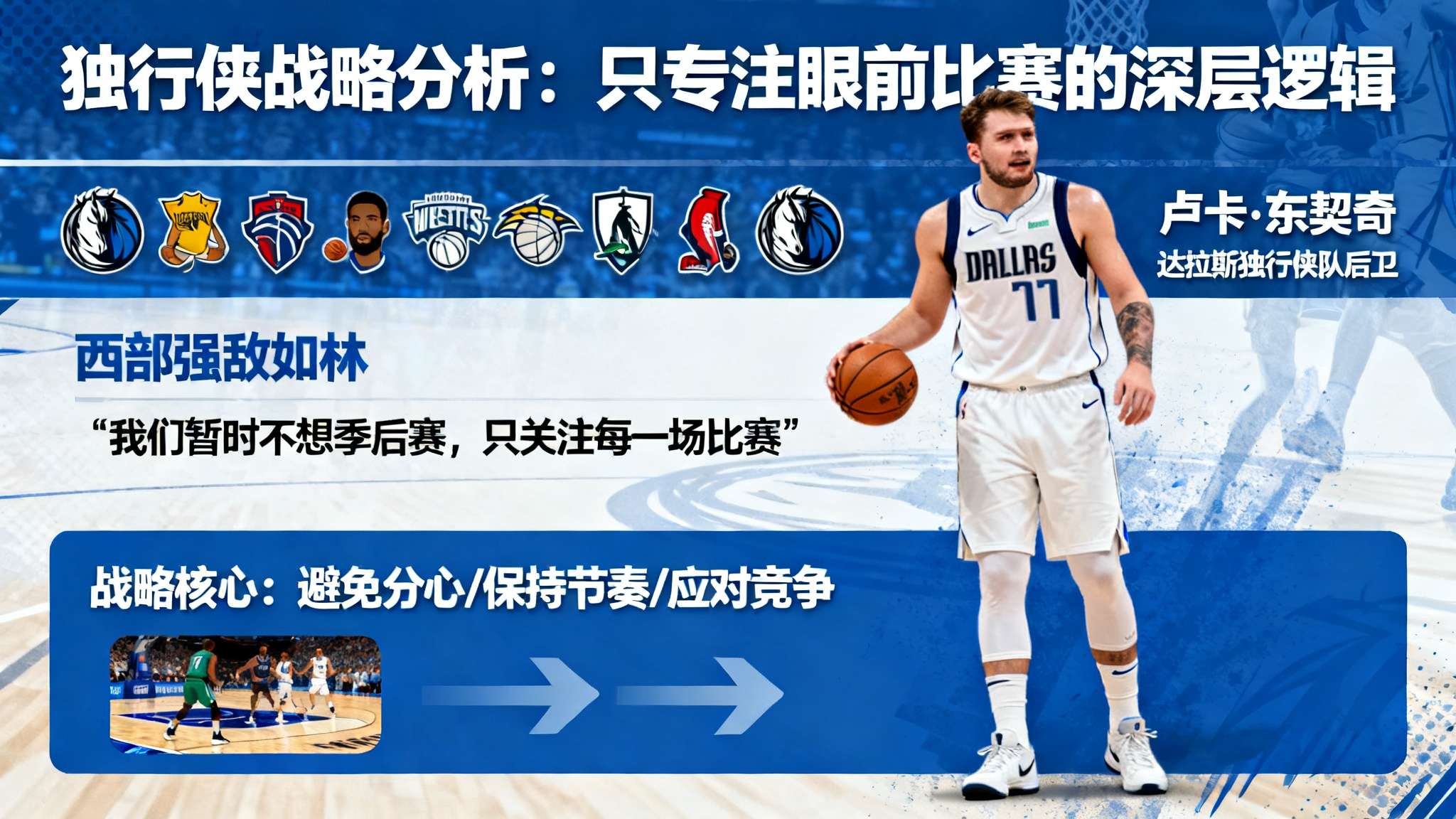 东契奇一人打一队 在当今NBA的舞台上,达拉斯独行侠队后卫卢卡·东契奇始终以他稳健且冷静的领袖气质